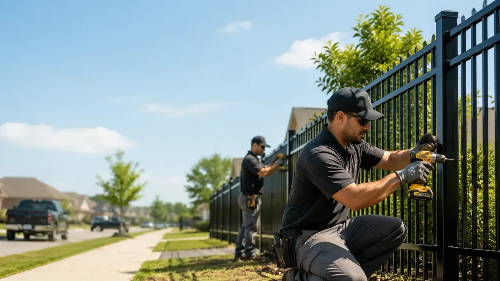 Metal Fence Installation in Pleasant Ridge, MI